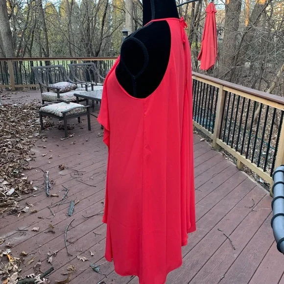 BCBGMaxAzria Red Halter Dress - Picture 5 of 8